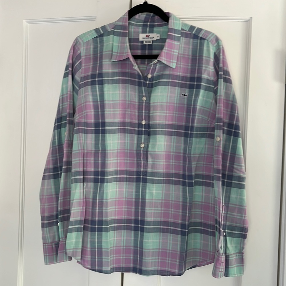 Vineyard Vines Popover Button Down, Size 16